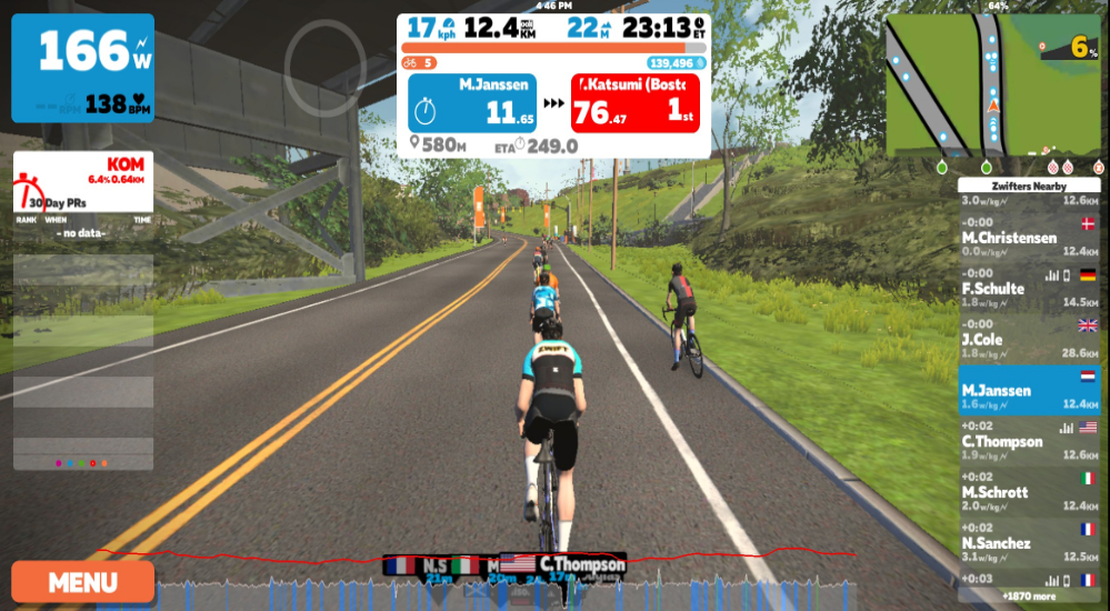 You can re-enact the World cycling championships with the Richmond route.