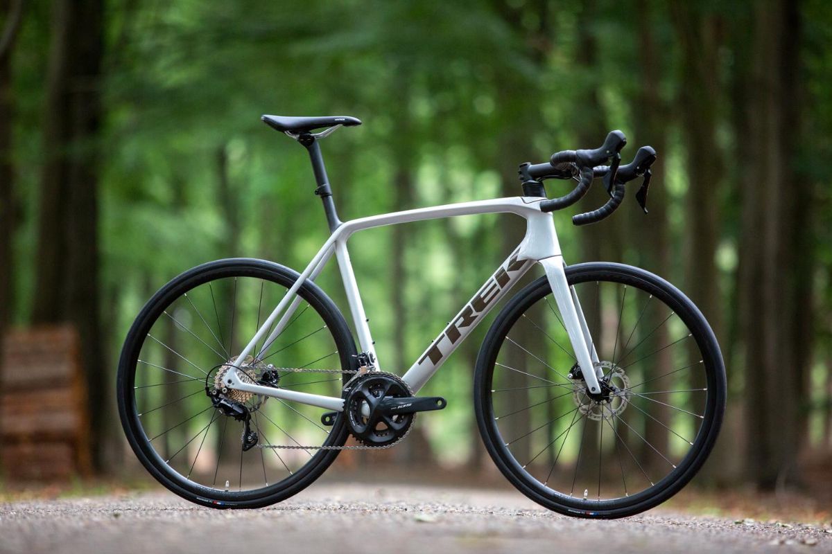 An increasing number of road bikes are spec'd with disc brakes.