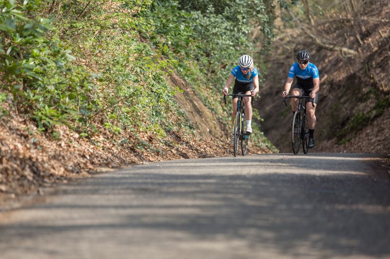 The more you train in the right zones, the better you’ll be able to scale a steep climb.