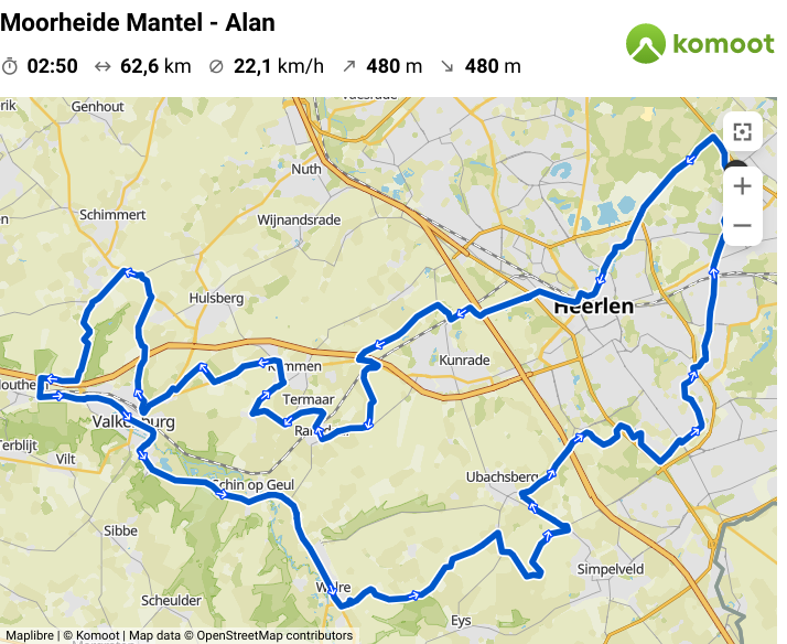 racefiets routes Limburg