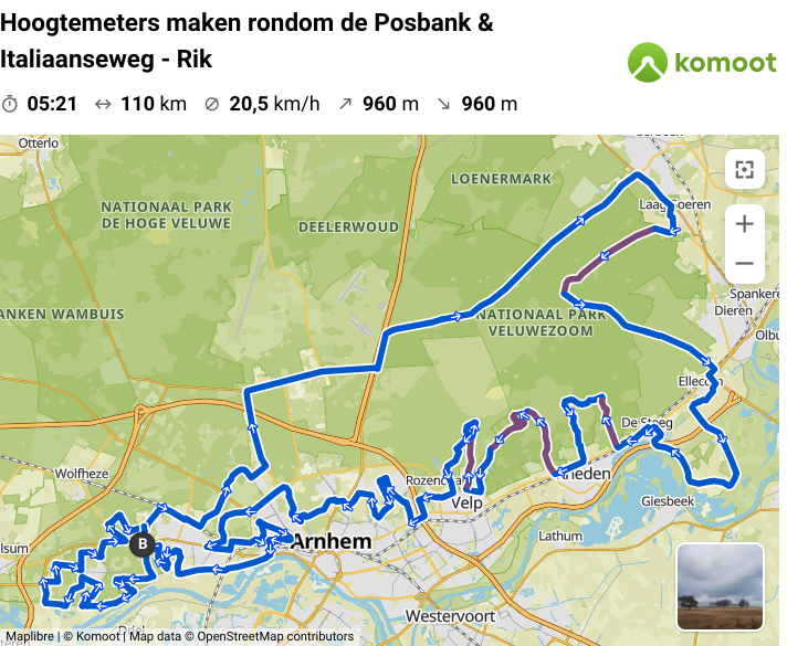 racefiets routes Gelderland