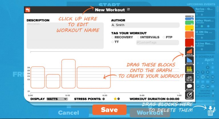 You can also compose your own training plan.