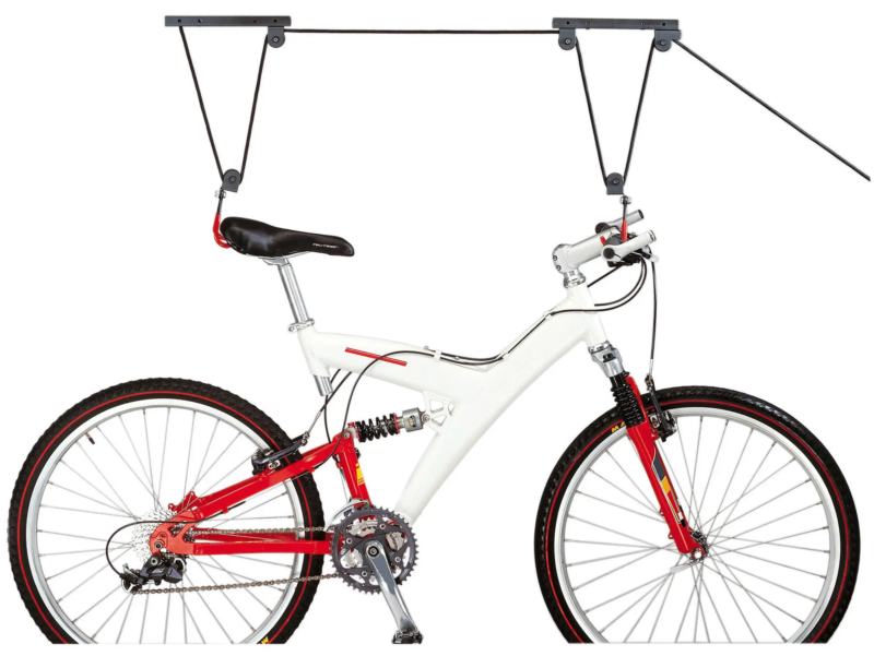Met deze fiets ophangsystemen hang je aan de muur
